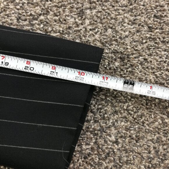 Vintage Polo Ralph Lauren Suit 38R Flannel Wool Chalk Striped 33x29 USA Made - Picture 12 of 16